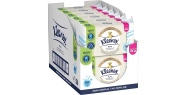 Amazon: Papier toilette humide Kleenex Pure 12x38 feuilles &agrave; 14,89&euro; via l'option Pr&eacute;voyez et &eacute;conomisez