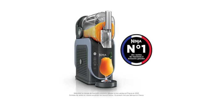 Ninja: Machine à boissons glacées Ninja Slushi FS301EU à 254,99€
