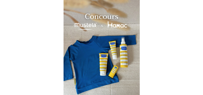 Mustela: 1 T-shirt de bain Mustela x Hamac + gamme solaire &agrave; gagner