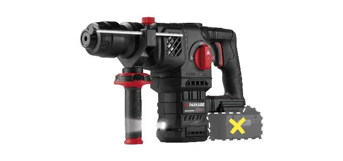 LIDL: Perforateur-burineur PARKSIDE PERFORMANCE PKHAP 2058 A1 - 5,8 J, 20 V &agrave; 71,99&euro; (au lieu de 79,99&euro;)