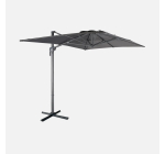 Sweeek: Parasol déporté rectangulaire 2x3m gris à 134,99€ (au lieu de 149,99€)