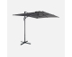 Sweeek: Parasol déporté rectangulaire 2x3m gris à 134,99€ (au lieu de 149,99€)