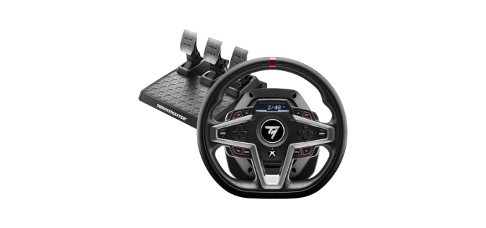 Amazon: Volant Thrustmaster T248 + P&eacute;dalier (Xbox) &agrave; 197,95&euro; (au lieu de 299,99&euro;)