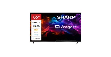 JoyBuy: TV SHARP 65HP5265E 65" 4K UHD QLED Google TV &agrave; 489,99&euro; (au lieu de 649,99&euro;)