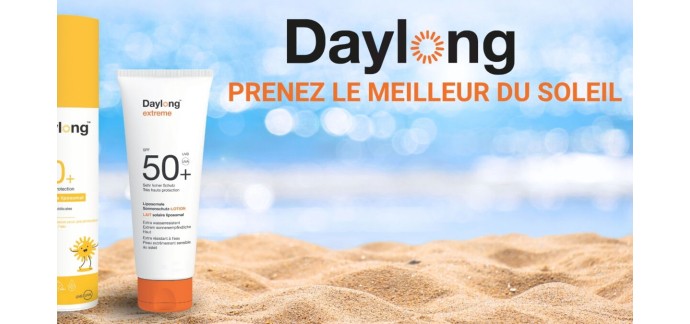 T&eacute;l&eacute; Loisirs: 20 lots Daylong cr&egrave;me solaire (valeur 38&euro; chacun) &agrave; gagner