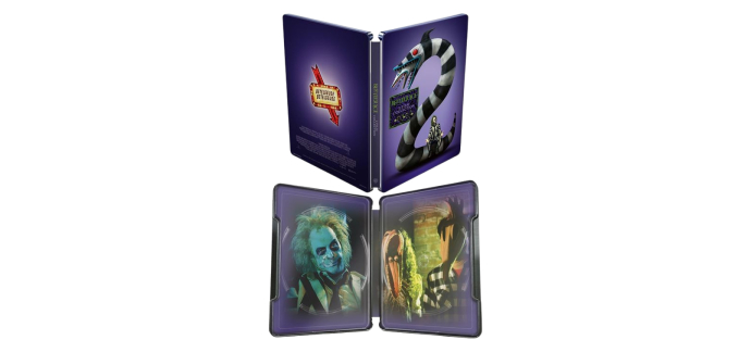 Fnac: Beetlejuice Collection 2 Films Collector 4K Steelbook (Blu-ray 4K) &agrave; 34,99&euro; (au lieu de 49,99&euro;)
