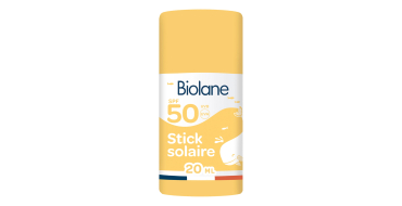 Amazon: Stick Solaire B&eacute;b&eacute; Biolane SPF 50 - 20ml &agrave; 8,79&euro; (au lieu de 10,50&euro;)