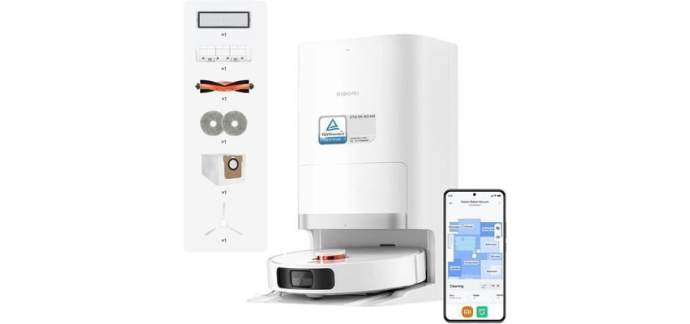 Cdiscount: Aspirateur robot XIAOMI X20+ - 6000 Pa, station tout-en-un &agrave; 319,99&euro; (au lieu de 399,99&euro;)
