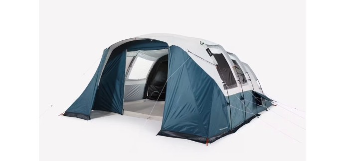 Decathlon: Tente de camping 6 places Arpenaz 6.3 Fresh & Black à 359,99€ (au lieu de 449,99€)