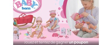M6: 1 lot BABY born Ferme + Berceau + Bath Toilettes + Souris Rigolote (valeur 127.87&euro;) &agrave; gagner