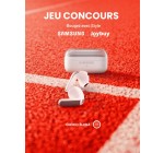 JoyBuy: 1 paire d'écouteurs sans fil Samsung Galaxy Buds4 Blanc à gagner