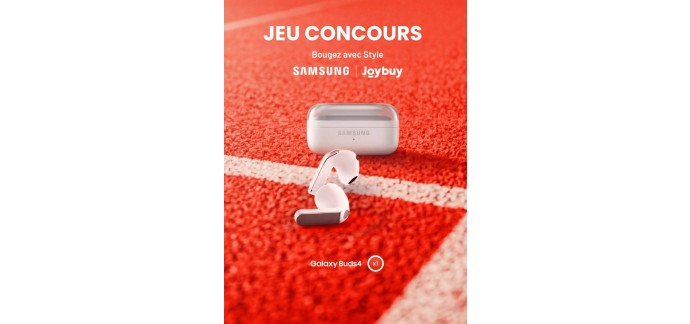 JoyBuy: 1 paire d'écouteurs sans fil Samsung Galaxy Buds4 Blanc à gagner