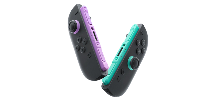 Amazon: Joy-Con 2 Violet et Vert Clair (Switch 2) à 69,99€ (au lieu de 99,99€)