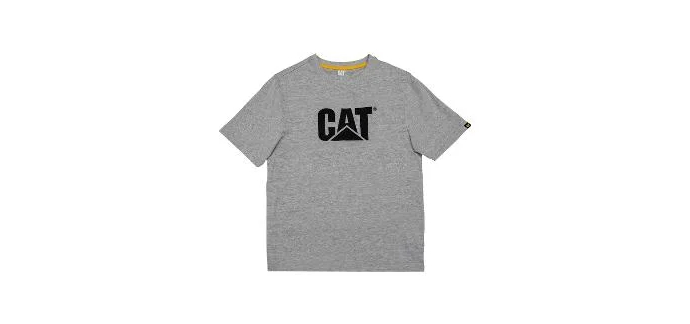 LIDL: Caterpillar T-shirt homme (gris, M) &agrave; 14.99&euro; (au lieu de 24.99&euro;)