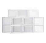 JoyBuy: Boîtes à chaussures lot de 18 - plastique, pointure 43 max à 25,99€ (au lieu de 50,79€)
