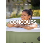 Intex: 1 spa olive 4 places + 4 foutas + 2 sacs de plage à gagner