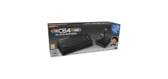 Amazon: The C64 Mini Black Edition (Console) à 78,29€ (au lieu de 99,99€)