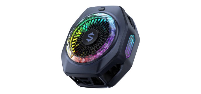 JoyBuy: Refroidisseur magnétique BLACK SHARK 5Pro - RGB, MagSafe, contrôle app - tablette à 36,99€