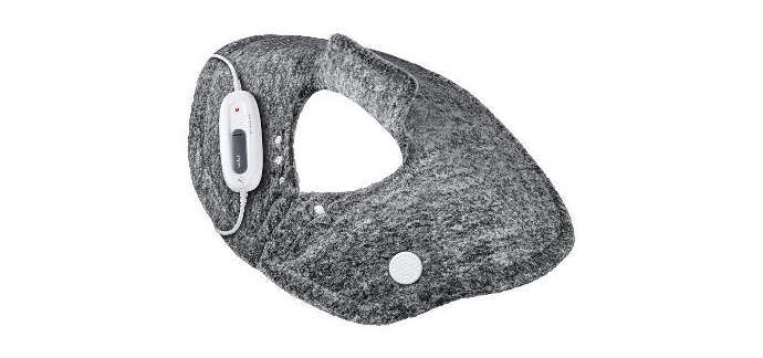 LIDL: SANITAS Coussin cervical chauffant SHK 50 à 24.99€ (au lieu de 74.49€)