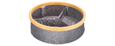 LIDL: Wenko Organisateur de linge en bambou rond 3 compartiments &agrave; 6,99&euro; (au lieu de 19,99&euro;)