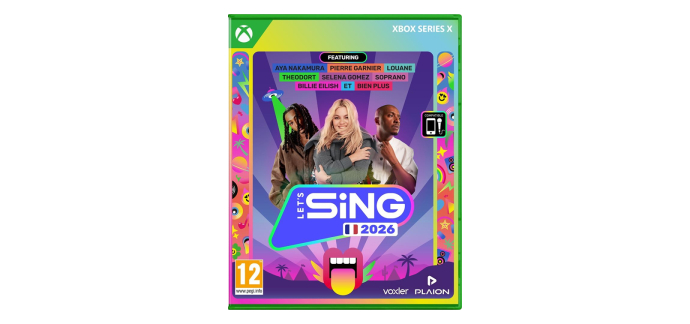 Cultura: Let's Sing 2026 (Xbox Series) à 12,99€ (au lieu de 32,99€)