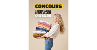 Mondial Relay:  5 cartes cadeaux S&eacute;zane de 100&euro; &agrave; gagner