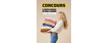 Mondial Relay:  5 cartes cadeaux S&eacute;zane de 100&euro; &agrave; gagner
