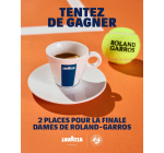 Lavazza:  2 places finale dames Roland-Garros 2026 &agrave; gagner