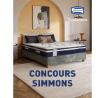 Conforama: 1 ensemble complet Simmons Hybride Fraicheur (sommier + matelas) à gagner