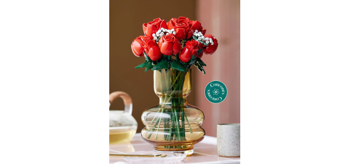 Interflora: 1 bouquet de roses rouges LEGO à gagner