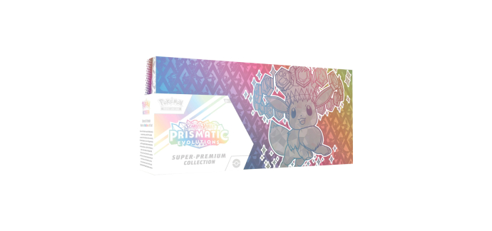 Amazon: Coffret Collection Super Premium Prismatiques EV8.5 (Pok&eacute;mon JCC) &agrave; 114,99&euro; (au lieu de 129,99&euro;)
