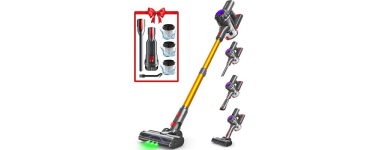 Cdiscount: Aspirateur balai sans fil VACTechPro 35kPa, 6-en-1, batterie amovible &agrave; 59,99&euro; (au lieu de 129&euro;)