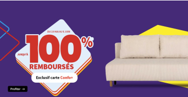 Conforama: Plus de 1000 produits jusqu'à 100% remboursés pour les porteurs de la carte Confo+ Fidélité