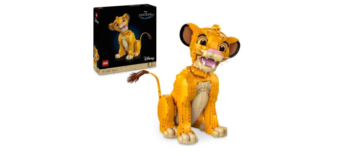 Cdiscount: LEGO Le Roi Lion Simba 43247 (LEGO) &agrave; 84,99&euro; (au lieu de 129,99&euro;)