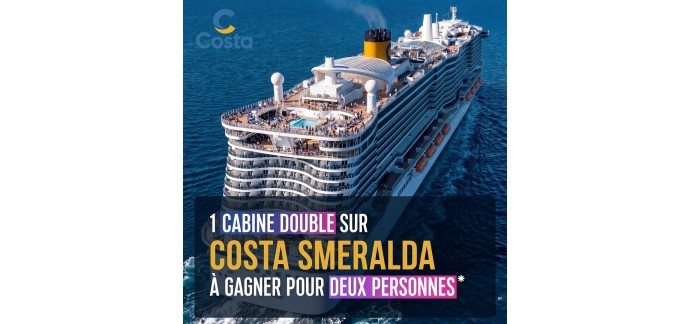 Croisieres.fr: 1 croisière Costa Smeralda pour 2 personnes à gagner