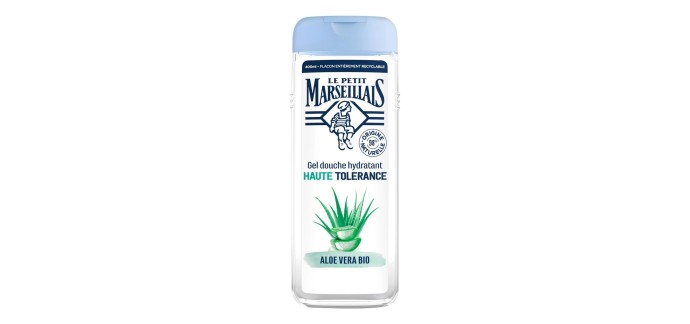 Amazon: Lot de 2 Gels Douche Hydratant Le Petit Marseillais - 400 ml, Aloe Vera Bio à 2.27€