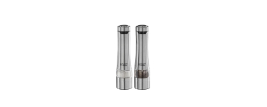 LIDL: Lot de 2 moulins &eacute;lectriques Russell Hobbs - acier inoxydable, mouture r&eacute;glable &agrave; 24.99&euro;