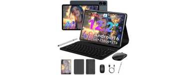 Cdiscount: KINGRID TABWEE T60 Tablette 12,2" 90Hz IPS 2,5K, 48 Go RAM / 256 Go + 2 To, 5G &agrave; 159,99&euro;