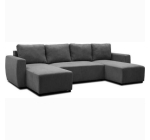 Cdiscount: Canapé convertible PHARELL 5/6 places velours côtelé anthracite à 629,99€ (au lieu de 699,99€)