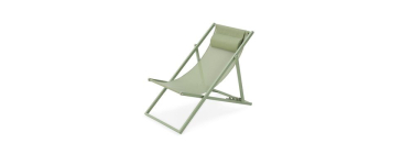 Cdiscount: Chilienne PAROS - Structure acier - L63xP104xH97cm - Vert kaki &agrave; 34,99&euro; (au lieu de 79,99&euro;)