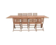 Cdiscount: Ensemble repas jardin HAVANA - Table extensible 180/280cm + 8 chaises à 499,99€ (au lieu de 699,99€)
