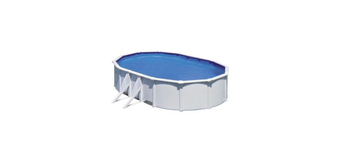 Cdiscount: Kit piscine hors sol acier ovale 5,27m x 3,27m x H1,22m à 1299€ (au lieu de 1399€)