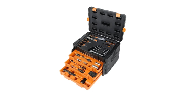 Castorama: Bo&icirc;te &agrave; outils Magnusson 123 pi&egrave;ces - 3 tiroirs &agrave; 79&euro; (au lieu de 99&euro;)