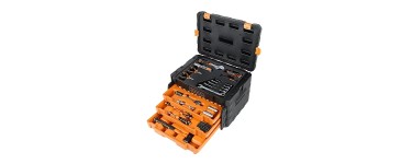 Castorama: Boîte à outils Magnusson 123 pièces - 3 tiroirs à 79€ (au lieu de 99€)