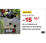 Castorama: -15% sur une sélection de barbecues et planchas Weber