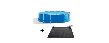 Cdiscount: Kit piscine tubulaire INTEX Metal Frame 457x122cm + tapis solaire &agrave; 279,99&euro; (au lieu de 299,99&euro;)