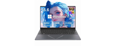 Cdiscount: PC portable 15.6" AMD Ryzen 5 3500U, 16Go RAM, 512Go SSD &agrave; 339,99&euro; (au lieu de 459,99&euro;)