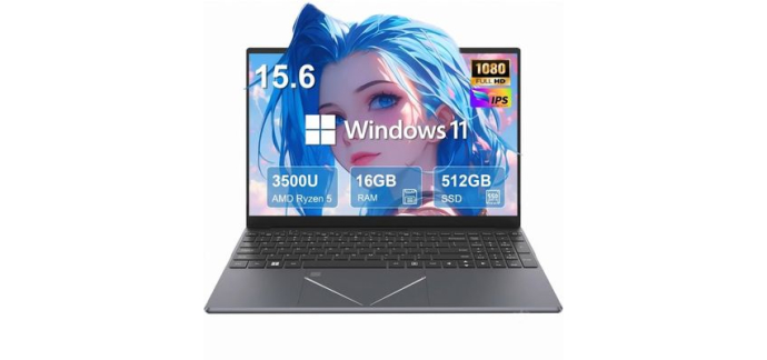 Cdiscount: PC portable 15.6" AMD Ryzen 5 3500U, 16Go RAM, 512Go SSD &agrave; 339,99&euro; (au lieu de 459,99&euro;)