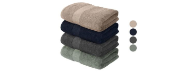 LIDL: Serviette de bain &eacute;ponge LIVARNO 100x150 cm &agrave; 7.99&euro; (au lieu de 9.99&euro;)