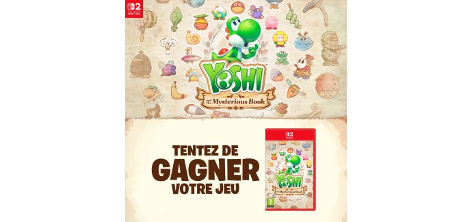 Micromania: 1 jeu Yoshi and the Mysterious Book pour Nintendo Switch 2 à gagner